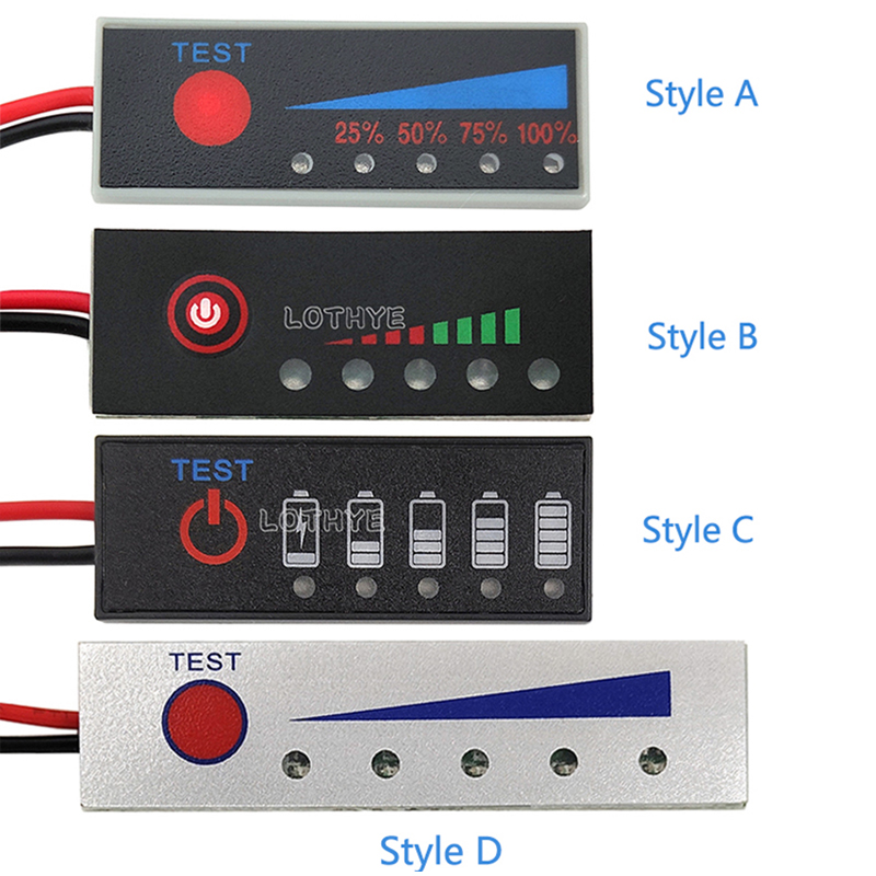 Battery Load Tester - Affichage de batterie Intelligent 1S-7S 3.7-25.2V,