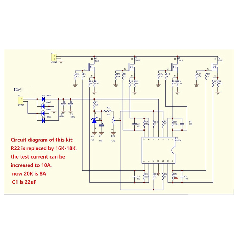 AC88-2X Kits de bricolage 150W - Battery Load Tester avis et prix